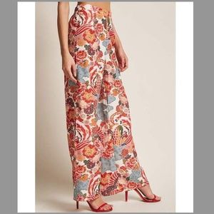 ASOS / RD & Koko Floral Printed Satin Wide Leg Pant | Co-ord Matching Set